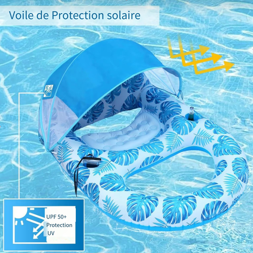 🌊Chaises longues de piscine avec auvents