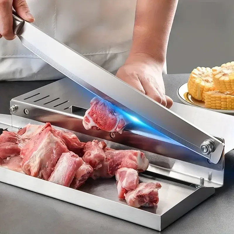 Coupe-os manuel, hachoir à viande en acier inoxydable