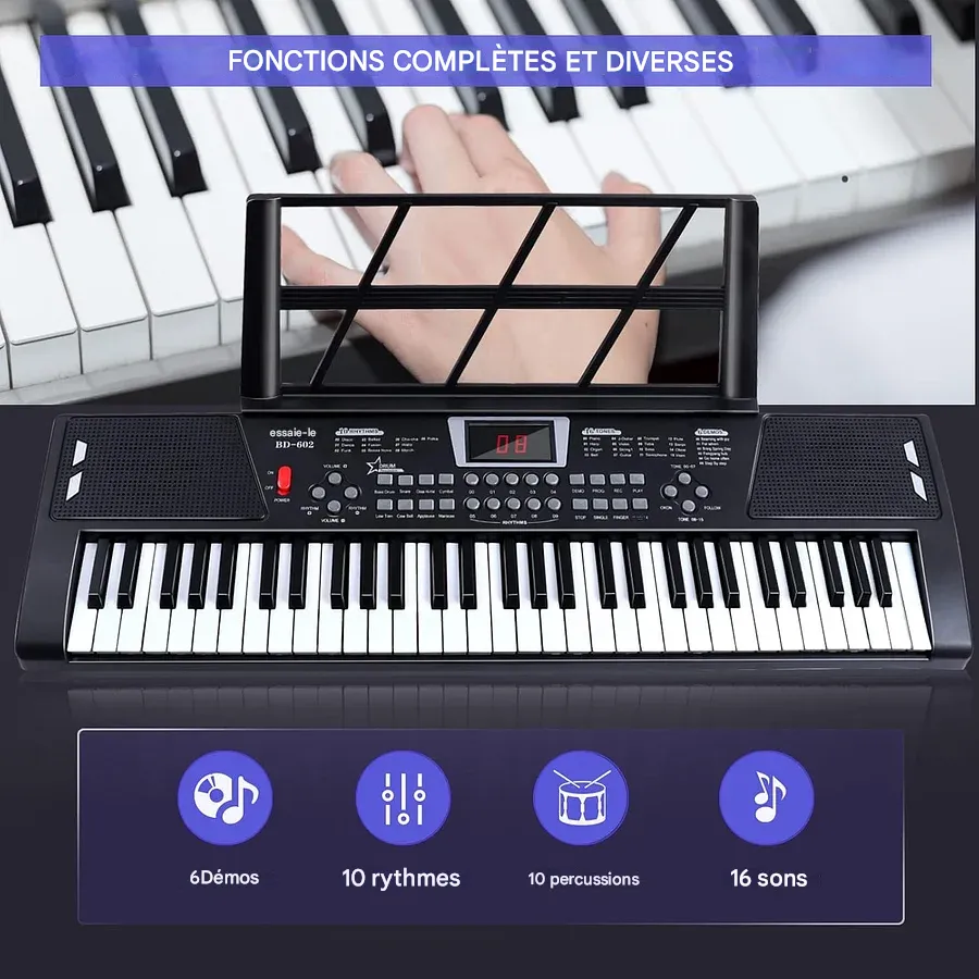 Clavier électronique construit en 61 exemplaires