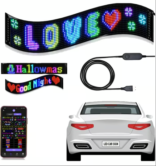 🌈Écran LED Bluetooth flexible ultra-mince