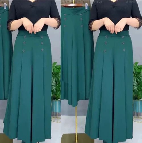 ✨Pantalon large plissé élégant
