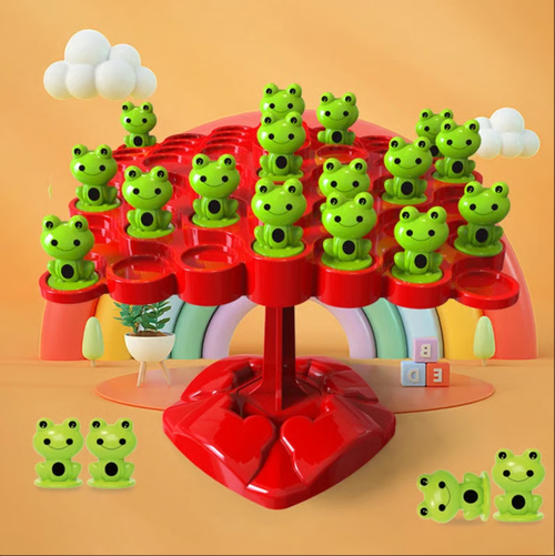 Ensemble de jouets d'équilibre en forme de grenouille pour enfants