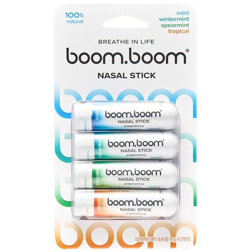 BoomBoom Cooling Nasal Stick – Instant Refresh & Clear Breathing with Essential Oils