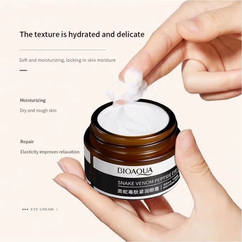 Snake Venom Eye Cream – Anti-Wrinkle & Eye Bag Treatment for Dark Circles, Puffiness & Fine Lines, Brightening Eye Cream 30g