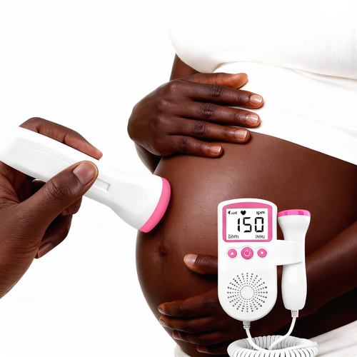 Ultrasound Doppler Fetal Monitor – Non-Invasive Baby Heartbeat Tracker | Home & Clinic Use | 💵 Pay on Delivery, Accra Shipping