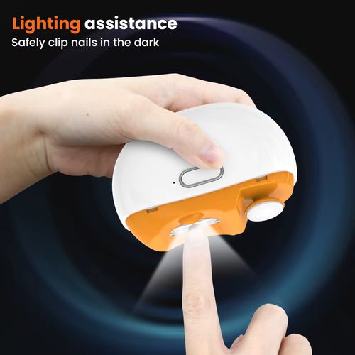New 3-speed Adjustable Electric Nail Clipper Automatic Nail Clipper Usb Rechargeable Safe Automatic Baby Electric Nail Trimmer
