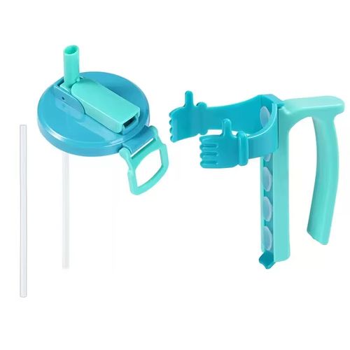 New Product Soda Can Lids and Holders with Spill-proof Lid, Straw, and Can Holder