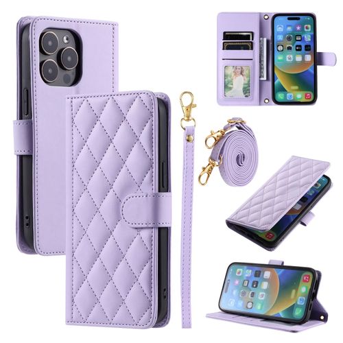 3 Card Leather Crossbody Wallet Case For iPhone16