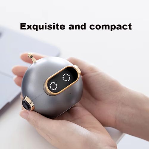 Mini Robot Shaped Portable Mega Bass Outdoor Office Music Box Robot Wireless Bluetooth Speaker