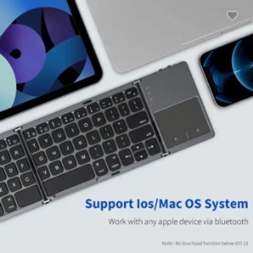 Mini Wireless Foldable bt portable folding Keyboard