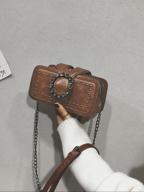 Women's Elegant Chain Strap Crossbody Bag, Fashionable Shoulder Bag for Daily Used, Casual Trendy Versatile High-quality Daily Commuting Bag, Adjustable Crossbody