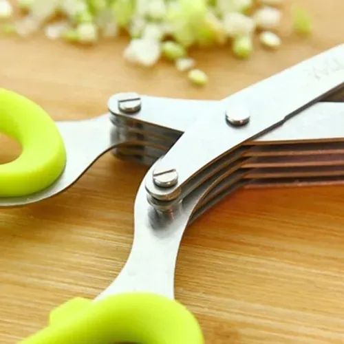 5-blade kitchen salad scissors
