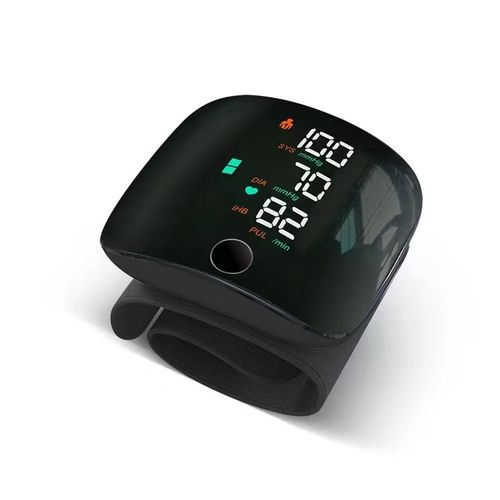 Digital Wrist Sphygmomanometer - Automatic Intelligent Blood Pressure Monitor with Heart Rate Tracking, Portable Design