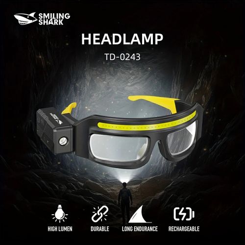 Lee Afro Boutique Hands-Free LED Glasses Headlamp with Gesture Sensor