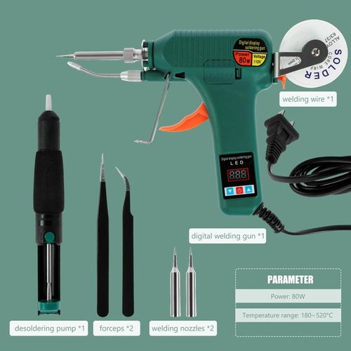 80W 180-520℃ Adjustable Soldering Iron Kit