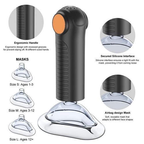 AnGeer Portable Heimlich & Anti-Choking Rescue Kit – Family Safety Device(Orange)