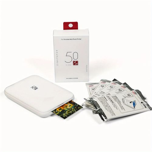 Wireless Portable Photo Printer Mini Color Printer for iOS Android ZINK Printing Pocket Mobile Printing