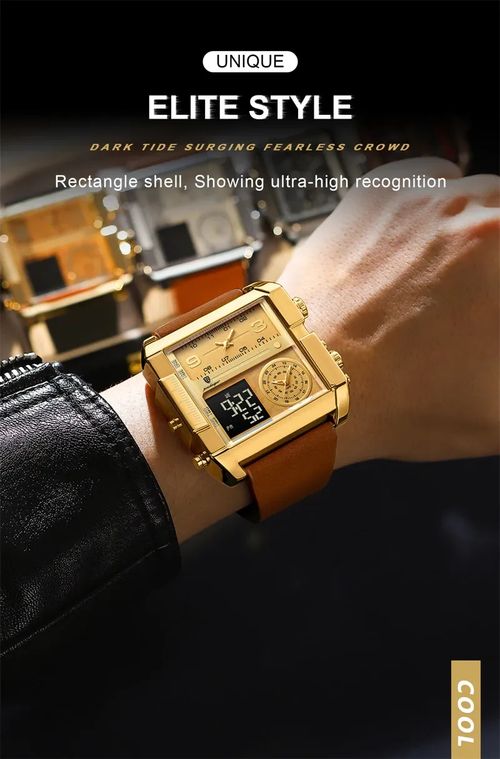 A new dual-display electronic quartz watch