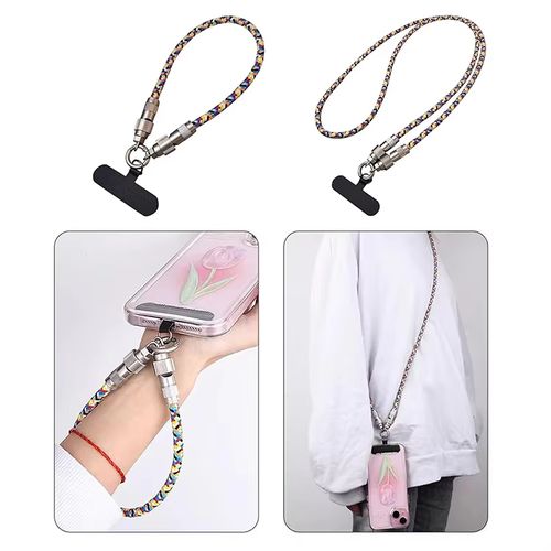 Mobile phone lanyard data cable dual typec charging cable suitable for Apple iPhone  Android fast charging