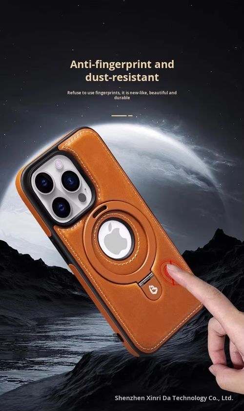 Luxurious Leather Invisible Stand iPhone 16 15 14 13 Series