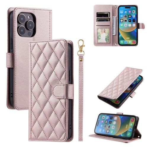 3 Card Leather Crossbody Wallet Case For iPhone16
