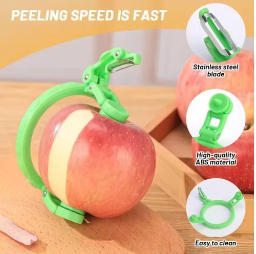 Kitchen Fruit and Vegetable Peeler Machine – Manual Operation with Stainless Steel Blades for Potatoes and Other Produce