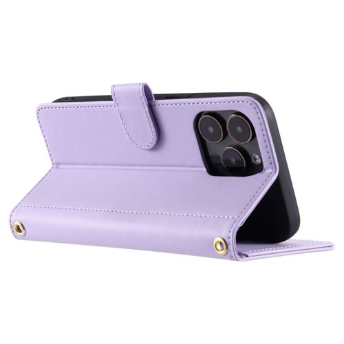 3 Card Leather Crossbody Wallet Case For iPhone16