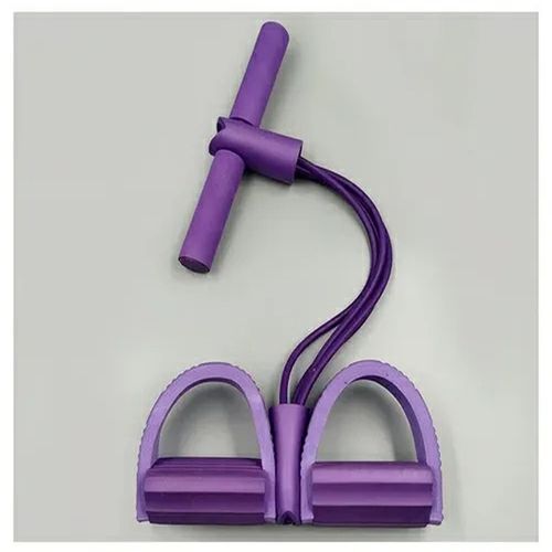 21 Fitness Resistance Bands – 4 Tube Pedal Ankle Puller for Home Workout, Yoga & Strength Training