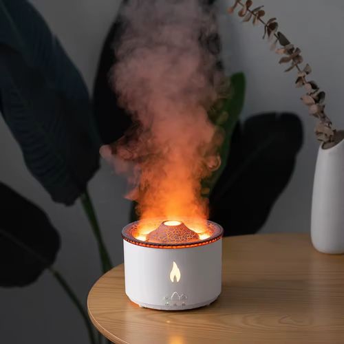 Hot Sale Portable Flame Air Humidifier Usb Mini Diffuser Fire Aroma Diffuser Ultrasonic Humidifier