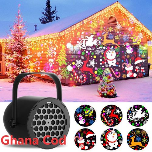 Christmas Projection Lamp 16 Pattern USB Powered Holiday Projector for Home and Car Ghana Doorstep Delivery  Cash on Delivery