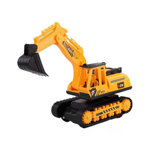 Wholesale Inertia Plastic Truck Toy Vehicle Kids Construction Truck Toy Friction Excavator Toy Truck