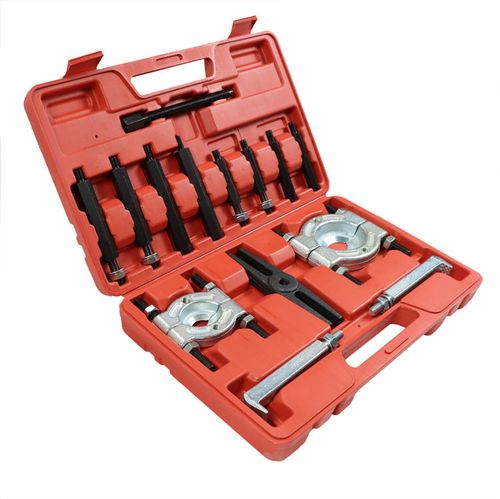 14PCS Bearing Splitter Combination Mechanical Doublue Disc Puller Gear Puller Fly Wheel Separator Set With Box Tool Kit