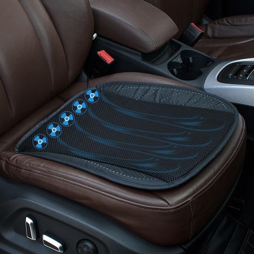 Universal Ventilated Car Seat Cushion with USB Interface Quick Cooling Three-Speed Adjustable Seat Cushion Suitable for All Car Seats, Home and Office Chairs