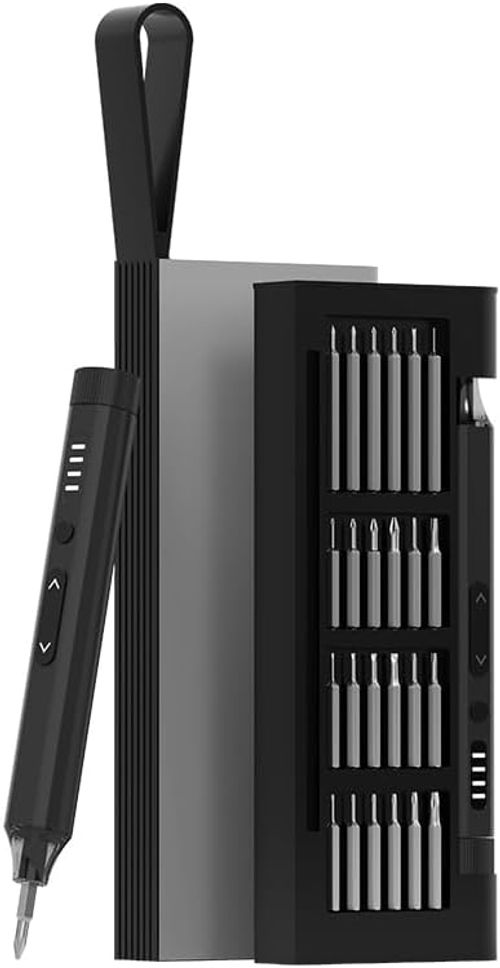 Electric Precision Screwdriver Set 53-in-1 Precision Electric Screwdriver Kit with Adjustable Torque, Magnetic Bit Holder & 4 Speed Settings for Professional Repairs, DIY, and Electronics