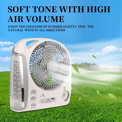 High Quality and Energy Saving Table Fan With Led Light Rechargeable Table Fan Portable Solar 8 Inch Table Fan
