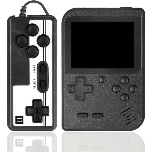 Hikonia Handheld Game Console Portable Retro Video Game Console with 500 Classical Games 3.0 Inches Screen 1020mAh Rechargeable Battery Support for TV & Two Players