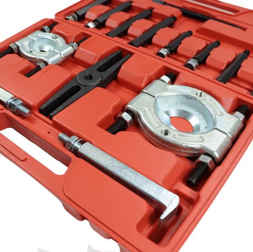 14PCS Bearing Splitter Combination Mechanical Doublue Disc Puller Gear Puller Fly Wheel Separator Set With Box Tool Kit