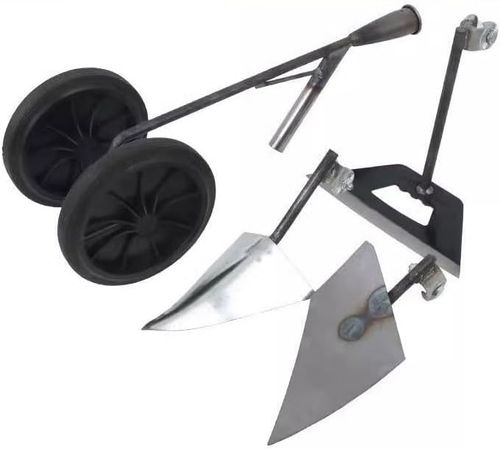 3-in-1 Weeding and loosening Hoe kit,Multifunctional Gardening Tool,Two-Wheeled Push Hoe plow,Soil Cleaning Tools