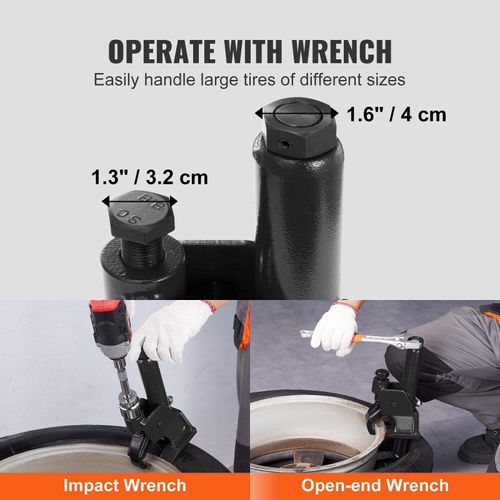 Manual Tire Bead Breaker Adjustable Hammer Tire Changer for ATV Tire Operation Tool Car Repair