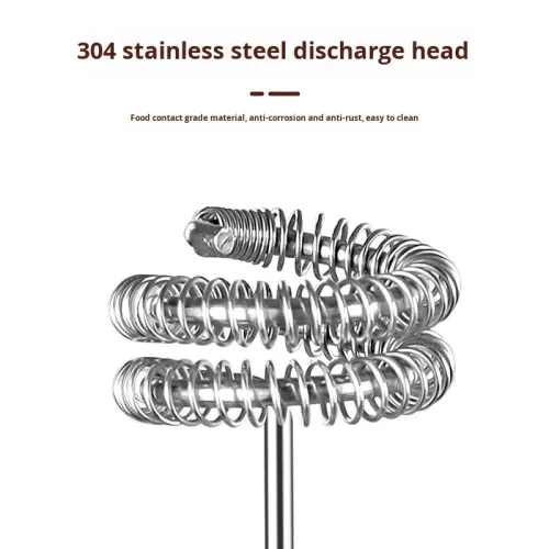 Milk frother, coffee home milk small cream whisk, electric stirring rod, milk frother, hand-held mixer（White）