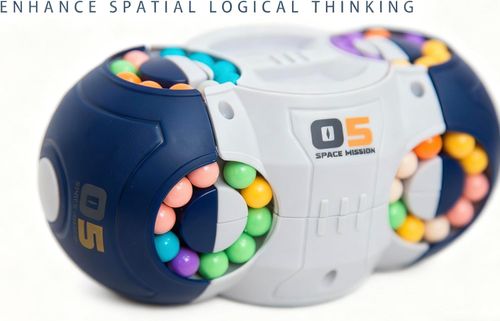 Rotating Toys & Educational Toys, Suitable for Toddlers Aged 3-8, 360° Rotating Toys, Perfect Christmas & Birthday Gifts for 6-Year-Old Boys and Girls, Montessori Sensory Toys for Autism（Blue）