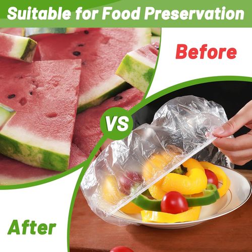 600Pcs Reusable Elastic Food Bowl Storage Covers, Sublaga Bowl Covers, Dish Plate Covers, Alternative to foil, Plastic Wrap,BPA Free