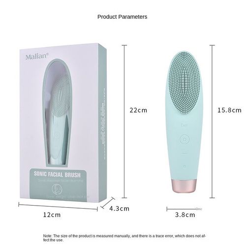 Facial Massager Exfoliator, Facial Cleansing Brush, Cleansing Massage Sonic Vibration High Frequency Cleaning, for Exfoliating Massaging Deep Pore Cleansing