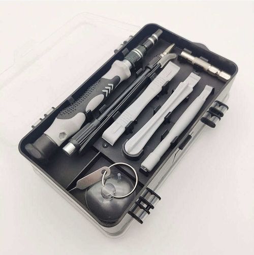 115 in 1 Small Precision Screwdriver Set, Portable Compact Magnetic Repair Tool Kit for Furniture Computer Bicycle - With Gray Case