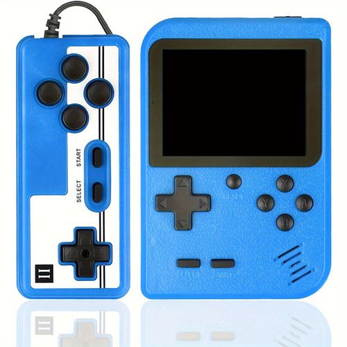 Hikonia Handheld Game Console Portable Retro Video Game Console with 500 Classical Games 3.0 Inches Screen 1020mAh Rechargeable Battery Support for TV & Two Players
