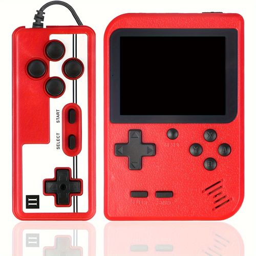 Hikonia Handheld Game Console Portable Retro Video Game Console with 500 Classical Games 3.0 Inches Screen 1020mAh Rechargeable Battery Support for TV & Two Players
