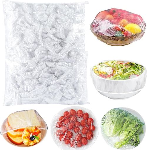 600Pcs Reusable Elastic Food Bowl Storage Covers, Sublaga Bowl Covers, Dish Plate Covers, Alternative to foil, Plastic Wrap,BPA Free