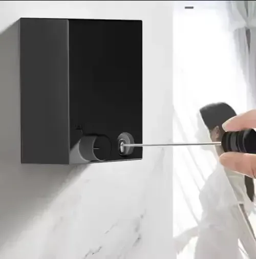 Corda de secagem de varanda automática para uso doméstico