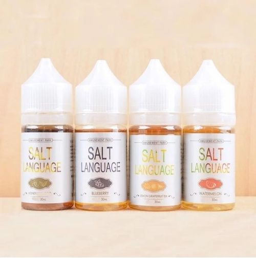 鹽語煙油 鹽語 (SALT LANGUAGE) 電子煙煙油 30ml 煙油 台灣現貨
