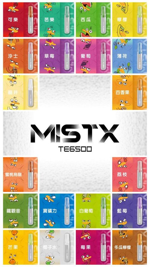 MIST X 鴨嘴獸 6500口拋棄式電子煙  一次性電子煙-台灣現貨